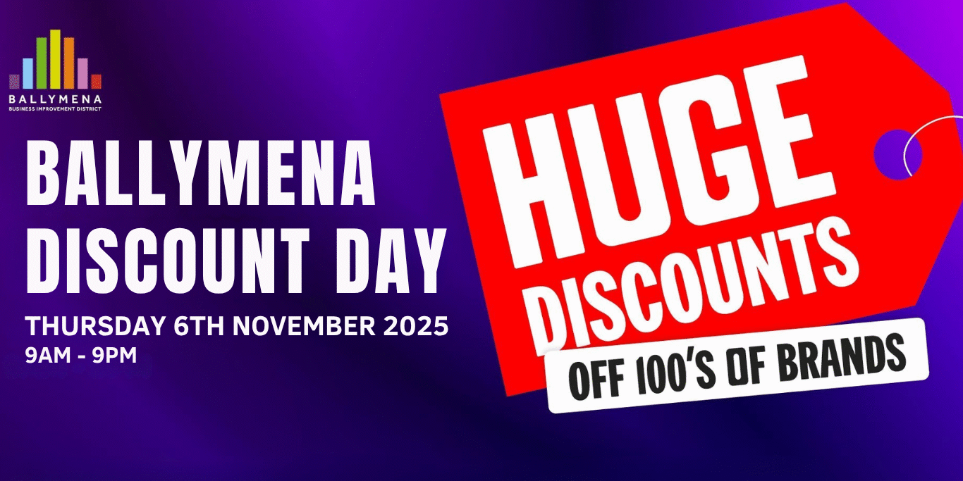 BALLYMENA DISCOUNT DAY Broughshane Street (via Fairhill) (Website)